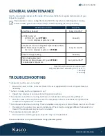 Preview for 8 page of Kasco Robust-Aire RA10 Installation & Operation Manual