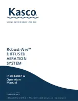 Kasco Robust-Aire Installation & Operation Manual предпросмотр