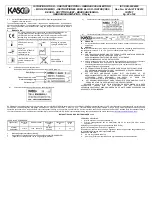 Предварительный просмотр 22 страницы Kasco T5 ZP3 Use Instruction