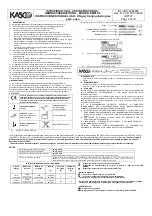 Предварительный просмотр 12 страницы Kasco T8 Use Instructions