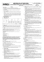 Preview for 5 page of Kasco T8X ZP3 Use Instructions