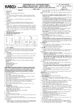 Предварительный просмотр 9 страницы Kasco T8X ZP3 Use Instructions