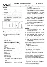 Предварительный просмотр 11 страницы Kasco T8X ZP3 Use Instructions