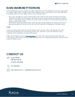 Предварительный просмотр 11 страницы Kasco WaterGlow LED4C11 Operation & Maintenance Manual