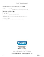 Preview for 12 page of Kasco WaterGlow LED6S19 Owner'S Manual