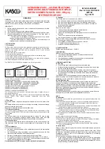 Предварительный просмотр 4 страницы Kasco ZENITH1 Use Instructions