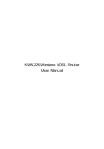 Preview for 1 page of Kasda KW5225 User Manual