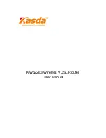 Kasda KW52283 User Manual preview