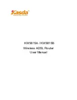 Kasda KW5815A User Manual preview