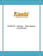 Kasda KW58193 User Manual preview