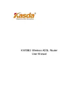 Preview for 1 page of Kasda KW5863 User Manual