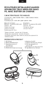 Preview for 9 page of Kase UNIK SOUND-TWS-L User Manual