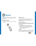 Kaser MiniDrive Quick Start Manual preview