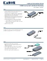 Preview for 2 page of Kason 10058E Series Installation Instructions