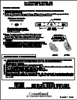 Preview for 2 page of Kason GreenGuard 1810LC Series Instruction Sheet