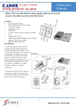 Preview for 1 page of Kason K1967-57HW Instruction Manual