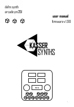 Предварительный просмотр 1 страницы Kasser Synths dafm synth arcade ym2151 User Manual