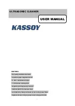 Предварительный просмотр 1 страницы Kassoy DK-130S User Manual