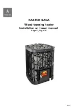 Preview for 26 page of KASTOR SAGA-22 T Installation And User Manual