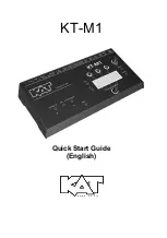 KAT Percussion KT-M1 Quick Start Manual preview