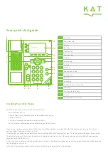 Preview for 2 page of KAT Polycom VVX350 Startup Manual