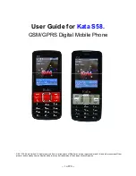 KATA S58 User Manual preview