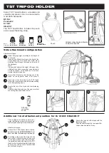 Предварительный просмотр 1 страницы KATA TST Tripod Holder Manual