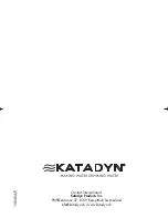 Preview for 6 page of Katadyn 1120070 Manual