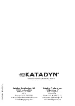 Предварительный просмотр 58 страницы Katadyn 8019948 Manual