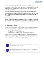 Preview for 3 page of Katadyn MOT-31/54 Instructions Manual