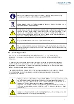 Предварительный просмотр 4 страницы Katadyn MOT-31/54 Instructions Manual