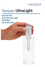 Katadyn Steripen UltraLight Quick Start Manual предпросмотр