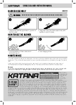 Предварительный просмотр 4 страницы Katana 220200 Instruction Manual