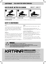 Preview for 4 page of Katana 220350 Instruction Manual