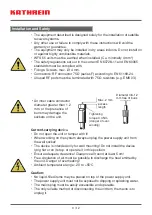 Preview for 16 page of Kathrein 20510065 Manual