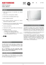 Kathrein 20710002 Manual preview