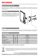 Предварительный просмотр 3 страницы Kathrein 20710002 Manual