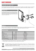 Предварительный просмотр 9 страницы Kathrein 20710002 Manual