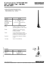 Kathrein 50610001 Quick Start Manual preview