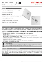 Preview for 1 page of Kathrein BAS 66 Skew Instructions Manual