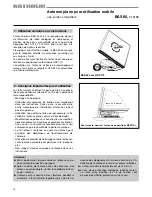 Предварительный просмотр 18 страницы Kathrein CAP 200 Instructions De Montage Manual