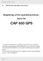 Preview for 40 page of Kathrein CAP 650 GPS Operating Manual