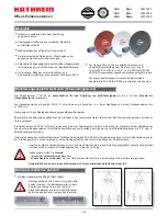 Preview for 1 page of Kathrein CAS 90gr User Manual