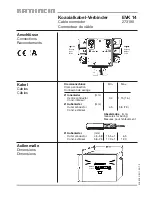 Kathrein EVK 14 Connections preview