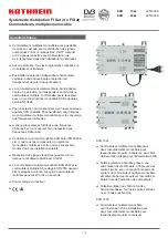 Предварительный просмотр 9 страницы Kathrein EXR 1542 Manual