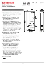 Предварительный просмотр 2 страницы Kathrein EXR 221 Manual