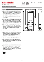 Предварительный просмотр 6 страницы Kathrein EXR 221 Manual