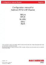 Preview for 1 page of Kathrein RRU 4 series Configuration Manual