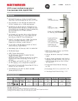 Preview for 1 page of Kathrein UFO 333/MX Instructions Manual