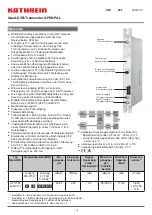 Preview for 2 page of Kathrein UFO 395 Manual